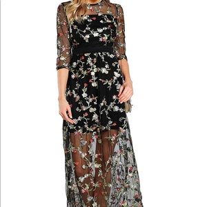 Maxi floral dress